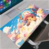 Bandai Tappetino per mouse da gioco One Piece Tony Tony Chopper Gamer Home Computer HD Mousepad XXL Tappetino per tastiera Tappetino per mouse da ufficio antiscivolo
