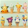 Bandai Anime Pokémon Serie Gelato in Cono Blind Box Psyduck Gengar Action Figure Statuetta Carina Modellino Giocattolo Ornamento da Scrivania Regalo per i Fan