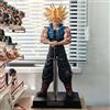 Bandai JT 53 Cm/20.87 Pollici Nuova Statua Dragon Ball Z Trunks Figura Futur Trunks Super Saiyan Action Figure da Collezione Modo J