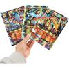 Bandai 30 Carte Pokémon Oversize, Carte Jumbo con Lettere, MEGA Vmax Vstar GX Arceus Pikachu Charizard, Carte Super Lucide Rare, Regalo di Compleanno