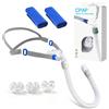 SUOLAER Maschera Nasale CPAP con Cuscinetti in Silicone, Universale per Apnea del Sonno, con Supporto per la Testa, per Maschere CPAP e BiPAP, Disponibile nelle Taglie S/M/L