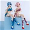 Bandai Nuova Figura Anime: Ragazza in Pigiama e Bikini Leopardato in Posizione Seduta, Modello da Collezione in PVC