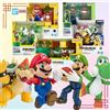 Bandai SHF Mario Luigi Yoshi Bowser Super Mario Playset - Action Figure Anime Originale, Modello da Collezione con Alta Posizionabilità