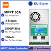 PowMr Regolatore di Carica Solare PowMr MPPT 60A 12V 24V 36V 48V, Regolatore Intelligente Solare Max PV 160Vdc Compatibile con Batterie LifePO4 per Casa, Camper, Barca