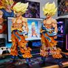 Bandai Statuetta Dragon Ball Z di Goku da 28cm, Personaggio Anime Super Saiyan 1, Modello in PVC con Rivestimento Gokou, Giocattolo da Collezione