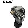 CCA-Rhapsody Auricolari Cablati con Driver Ibridi 2DD+4BA, Cuffie HiFi per Musica, Cavo Sostituibile a 2 PIN, Auricolari Sportivi per Gamer