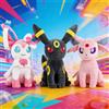 DUODUOBAO Bambole di peluche morbide da 10 pollici dei cartoni animati Pokemon, simpatici giocattoli di peluche anime, Pikachu Gengar Espeon Glaceon Umbreon, regalo adorabile