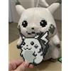 Aoger Originale con Etichetta Pokémon 30° Anniversario Edizione Limitata Flash Pikachu Pixel Pikachu Peluche Collezione Speciale Regali Giocattoli