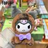 TOPTOY Sanrio Characters Chill Capybara Series Blind Box Kawaii Hello Kitty Kuromi Melody Ornamento da Scrivania Ciondolo Giocattoli Trendy Regali