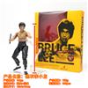 Bandai Action Figure Poseabile SHF Bruce Lee 50° Anniversario, Modello da Collezione con Teste, Mani e Nunchaku Intercambiabili, Espositore, Regalo