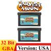 Bandai Cartuccia di Gioco GBA/SP/DS USA Harvest Moon, Scheda Console per Videogiochi a 32 Bit, Friends of Mineral Town e More Friends of Mineral Town