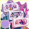 Bandai Astuccio Kawaii Carino a Cartoni Animati, Portapenne Multicomparto con Manico, Custodia Portatile per Scuola e Viaggi