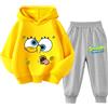 Potdemiel Set Sportivo per Bambini SpongeBob, Felpe con Cappuccio e Pantaloni Patrick Star, Completo per Bambini e Bambine