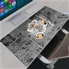 Bandai Tappetino per Mouse Grande Stile Fumetto Luffy, Accessori da Gaming Antiscivolo XXL, Tappetino da Scrivania in Gomma Estensibile per Ufficio, Tappetino per Tastiera e Mouse Anime One Piece