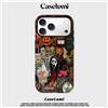 bilibili Cover CaseLumi Opaca Antiurto per iPhone 17 16 15 14 Plus 13 Pro Max con Bumper per MagSafe, in PC Rigido, Tema Film Horror Halloween