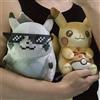 Aoger Peluche Pikachu con Iniziali, Edizione Commemorativa 30° Anniversario Pokémon, Stile Pixel Art, Regalo per Ragazzi