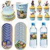 Hasbro Decorazioni per Feste di Compleanno The Creature Cases: Tovaglia, Piatti, Bicchieri, Topper per Torte, Decorazioni e Accessori per Feste