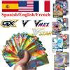 Bandai Carte Pokémon TCG GX e VMAX, 100/200 pezzi, versione inglese, carte da collezione rare con effetto olografico e illustrazioni complete, ideali per i fan, perfette come regalo di compleanno.