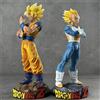 Bandai Statuetta Anime Dragon Ball Z Super Saiyan Son Goku VS Vegeta Versione Relazioni, 32cm Statuetta Action Figure in PVC GK, Modellino da Collezione, Giocattolo