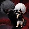 Bandai Q Version Tokyo Ghoul Ken Kaneki 2734 Nendoroid Kit Anime Action Figures Desktop Ornament Model Toys Collectible Periphery Gifts