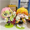 Bandai NOVITÀ Set di 12 Statuette Anime Demon Slayer, Versione Q in PVC, Modellini da Collezione per Bambini e Adulti, Regalo per Fan degli Anime
