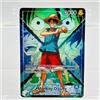 Bandai One Piece EN OP16-022 Monkey D. Luffy Carta da Collezione Anime Premium Olografica Testurizzata Fai-da-te