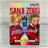 Bandai One Piece Giapponese Roronoa Zoro & Sanji "Wings" Carta da Collezione Anime Premium Olografica Fai-da-te