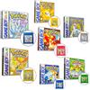Bandai Cartucce di Gioco Pokémon Rosso Blu Cristallo Oro Verde Argento Giallo GBC, Schede di Gioco Video a 16 Bit per Console GB/SP