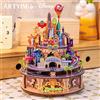 Disney MU Disney Zootopia Carillon in Metallo, Puzzle 3D in Metallo, Kit Modello Fai-da-Te, Rompicapo Educativo, Decorazione da Scrivania per Ufficio, Antistress