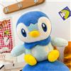 TAKARA TOMY Peluche Anime Spirit Piplup 30/45/60cm, Simpatico Pinguino Morbido, Bambola di Peluche Kawaii, Cuscino Decorativo per Casa, Regalo di Compleanno