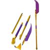 Bandai Spada Lunga Mira per Cosplay, Accessorio per Costume, Lama Luminosa Colorata, Supporto per Braccio Stampato in 3D, Regalo per Feste di Halloween e Carnevale