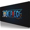 Bandai Tappetino per mouse One Piece Luffy Game 900x400 in gomma per mini PC, tastiera, laptop, computer, tappetino da scrivania, accessori da gioco, mousepad