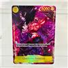Bandai One Piece Charlotte Katakuri OP03-120 Carta da Collezione Anime Premium Olografica con Texture, Condizioni Perfette, Fai da Te