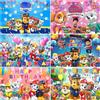 PAW PATROL Sfondo Paw Patrol per Festa di Compleanno, Decorazione con Palloncini a Forma di Cane, Sfondo Fotografico per Celebrazioni, Regalo per Bambini