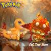 Bandai Statuette Anime Pokémon, Charmander, Calcifer, Action Figure in PVC, Ornamenti da Scrivania, Modellini da Collezione, Giocattoli Regalo 8cm