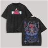 Bandai T-shirt Anime Naruto Jiraiya & Gamabunta Estate 2026 Unisex Oversize Lavata Streetwear in Cotone Casual per Uomini Donne Fan