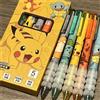 Bandai Set di 5/10 Penne Gel Pokémon con Inchiostro Nero, Penne per Esercizi e Esami, Squirtle Charmander, Carino Set di Penne Gel a Scatto, Cancelleria per Studio
