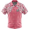 Bandai Camicia Hawaiana con Bottoni One Piece Motivo Doflamingo 2026, Asciugatura Rapida, per Uomo, Bambino e Donna, Stile Y2K