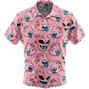 Bandai Camicia Hawaiana con Bottoni 2026 Summer Majin Boo Dragon Ball Z, T-shirt Estiva da Uomo per il Tempo Libero, Abbigliamento per Bambini, T-shirt Donna Y2K