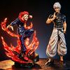 Bandai Statuetta Anime Jujutsu Kaisen 22cm, Modello d'Azione Ryomen Sukuna/Gojo Satoru, Decorazione per Scrivania e Case PC, Giocattolo da Collezione, Regalo