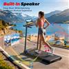 Kehot Tapis Roulant Pieghevole 2-in-1 con Controllo APP e Altoparlante Bluetooth, Macchina per Camminare e Correre a Casa 1-12km/h, Motore da 2.0HP di Potenza Massima, Display LED, 12 Programmi