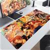 Bandai Tappetino per Mouse Anime Giapponese Antiscivolo in Gomma, Tappetino da Scrivania per Ufficio One Piece, Tappetino Protettivo per Tastiera, Stampa HD, Accessori per Gaming su Computer