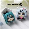 Bandai Hatsune Miku Versione Rabbit Hole Keycap Serie Anime: Decorazione Personalizzata in Resina per Tastiera Meccanica, Regalo Sorpresa per Otaku