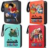 Bandai Album Portacarte in PU con Cerniera Grande Capacità 400 Pezzi, Raccoglitore a Fogli Mobili a 4 Scomparti One Piece Luffy Zoro Nami, Regalo per Collezionisti Anime e Bambini
