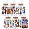 Bandai Adesivo Trasferibile Son Goku, Sticker Anime Dragon Ball Permanente UV DTF, Adesivo Impermeabile Fai-da-Te per Decorazione Tazze