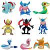 TAKARA TOMY Peluche Snivy Tepig, Giocattoli Pokémon Greninja Dragonair Haxorus Charizard, Bambole Imbottite con Immagini dei Cartoni Animati, Regali di Natale