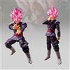 Bandai Action Figure Articolata SHF Dragon Ball Super Saiyan Rosé Zamasu Goku 16cm, Modellino da Collezione Goku Black, Giocattolo Anime