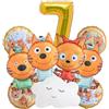 TAKARA TOMY Nuovi Palloncini Kid e Cats per Decorazioni Festa di Compleanno, Palloncini in Alluminio a Forma di Biscotto, Caramella e Budino, Forniture per Feste per Bambini