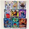 Bandai Set di 9 Carte Olografiche One Piece con Luffy, Ace, Yamato, Teach, Kizaru, in Perfette Condizioni, Collezione Anime Classica TCG