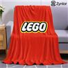 BEAST KINGDOM Coperta in pile Sherpa ultra morbida Fashion L-LEGOs, calda e soffice, ideale per Halloween, per divano, letto, regalo, per tutte le stagioni